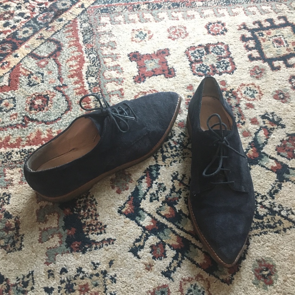 Fabio Rusconi lace up suede leather loafer